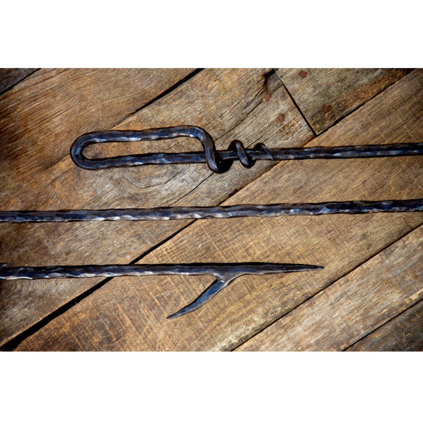 Long Handle Twisted Firepoker